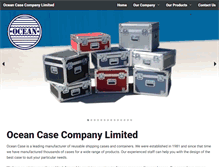 Tablet Screenshot of oceancase.com